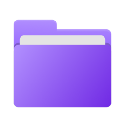 Default folder icon in purple
