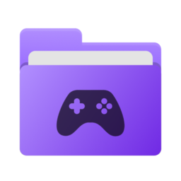 Games folder icon in purple