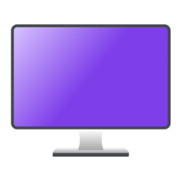 This PC folder icon in purple