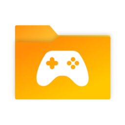 Games Windows folder icon in yellow